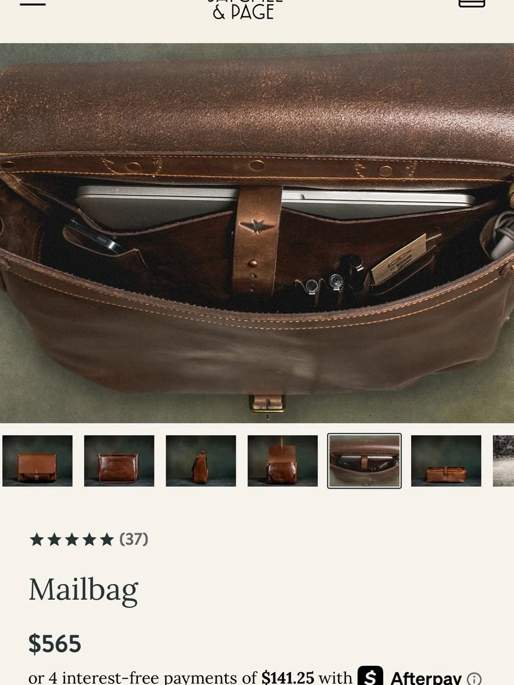 Genuine Italian Leather Men's Messenger Bag - Classic Satchel